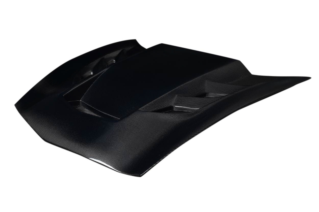 2014-2019 Chevrolet Corvette C7 Carbon Creations Eagle Eye Hood - 1 Piece